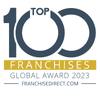 Top 100 Franchises 2023 Badge